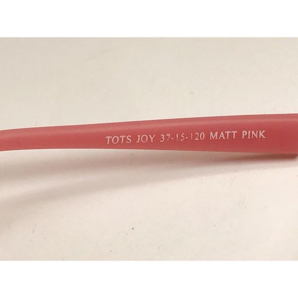 New TOTS Matte Pink JOY Eyeglasses for KIDS 37mm with Case & Strap - Picture 8 of 9